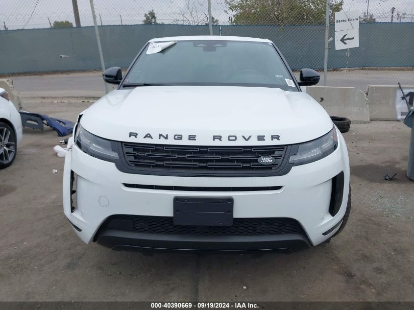 2024 Land Rover Range Rover Evoque Core S VIN: SALZJ2FX1RH236541 Lot: 40390669