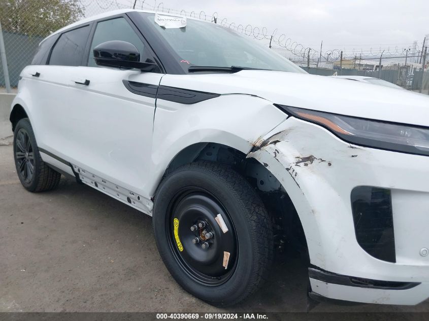 2024 Land Rover Range Rover Evoque Core S VIN: SALZJ2FX1RH236541 Lot: 40390669