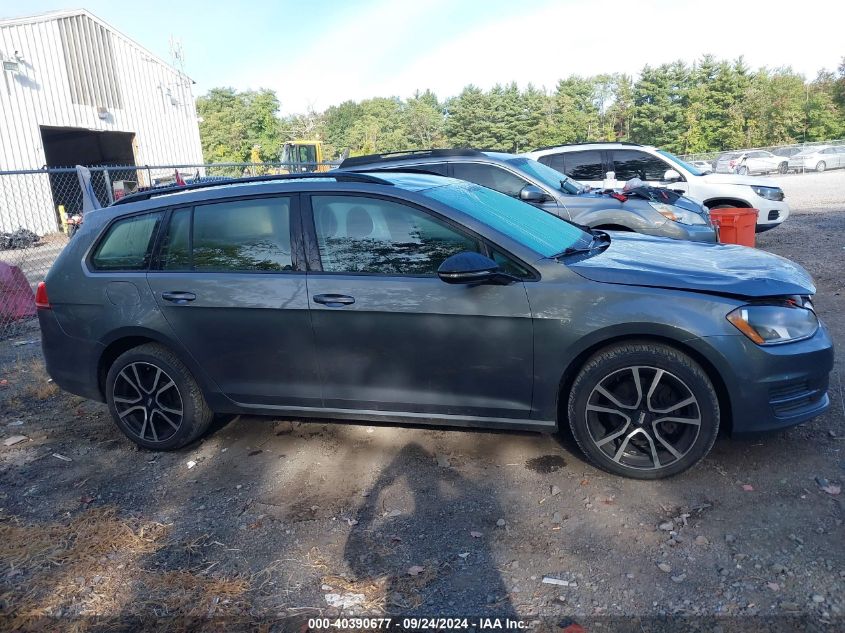 3VWA17AU2GM510317 2016 Volkswagen Golf Sportwagen Tsi S 4-Door