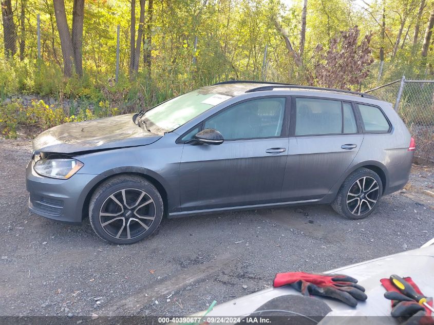 3VWA17AU2GM510317 2016 Volkswagen Golf Sportwagen Tsi S 4-Door