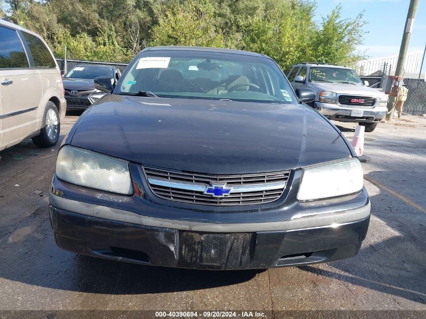 2002 Chevrolet Impala VIN: 2G1WF52E429313004 Lot: 40390694