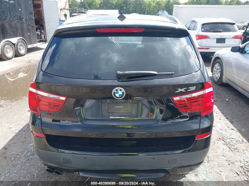 2014 BMW X3 xDrive28I VIN: 5UXWX9C56E0D28551 Lot: 40390699