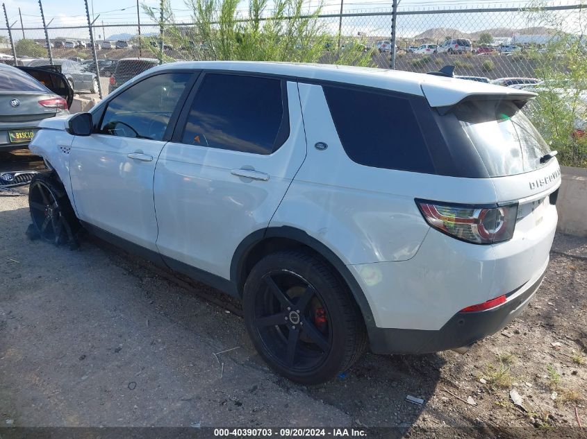 2016 Land Rover Discovery Sport Hse Lux VIN: SALCT2BG1GH625490 Lot: 40390703