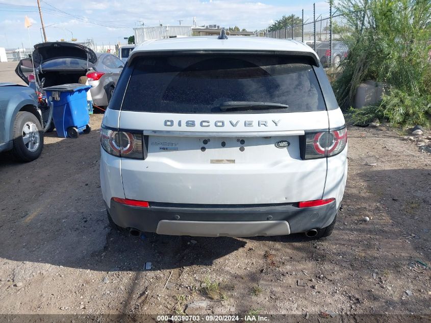 2016 Land Rover Discovery Sport Hse Lux VIN: SALCT2BG1GH625490 Lot: 40390703