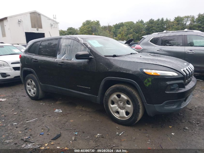 2016 Jeep Cherokee Sport VIN: 1C4PJMAB1GW343460 Lot: 40390730