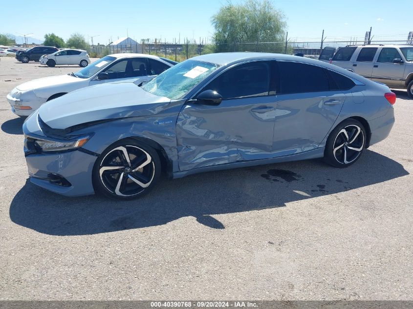 2022 Honda Accord Hybrid Sport VIN: 1HGCV3F27NA027336 Lot: 40390768