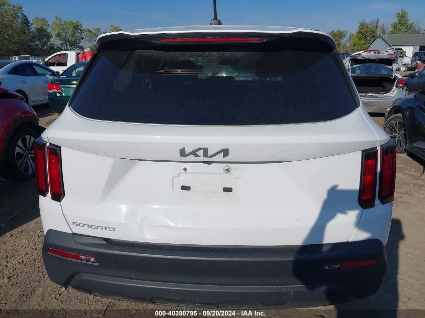 2023 Kia Sorento Lx VIN: 5XYRG4LC9PG166103 Lot: 40390795