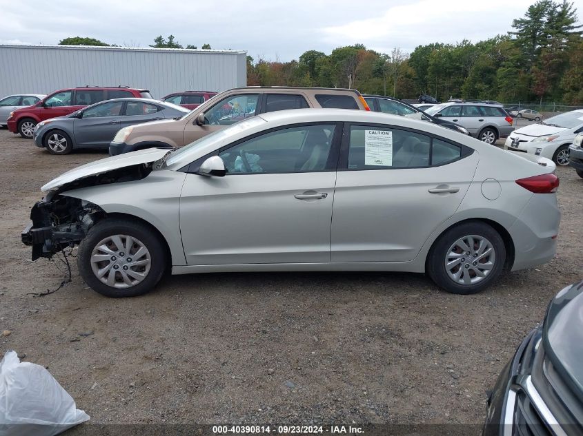 2017 Hyundai Elantra Se VIN: KMHD74LF9HU370268 Lot: 40390814