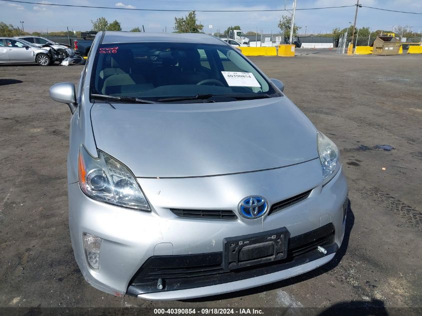 2014 Toyota Prius Two VIN: JTDKN3DU2E0392687 Lot: 40390854