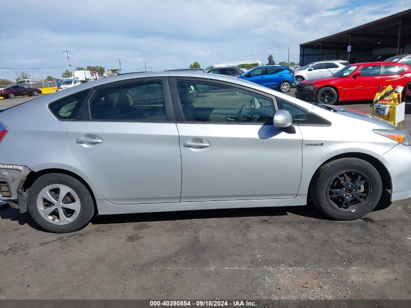 JTDKN3DU2E0392687 2014 Toyota Prius Two