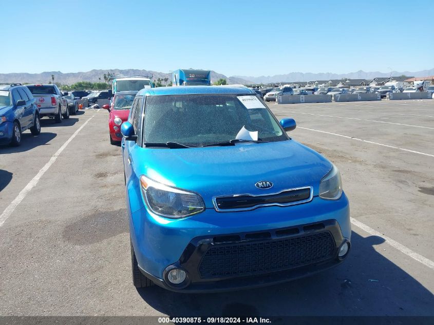 2016 Kia Soul + VIN: KNDJP3A56G7315186 Lot: 40390875