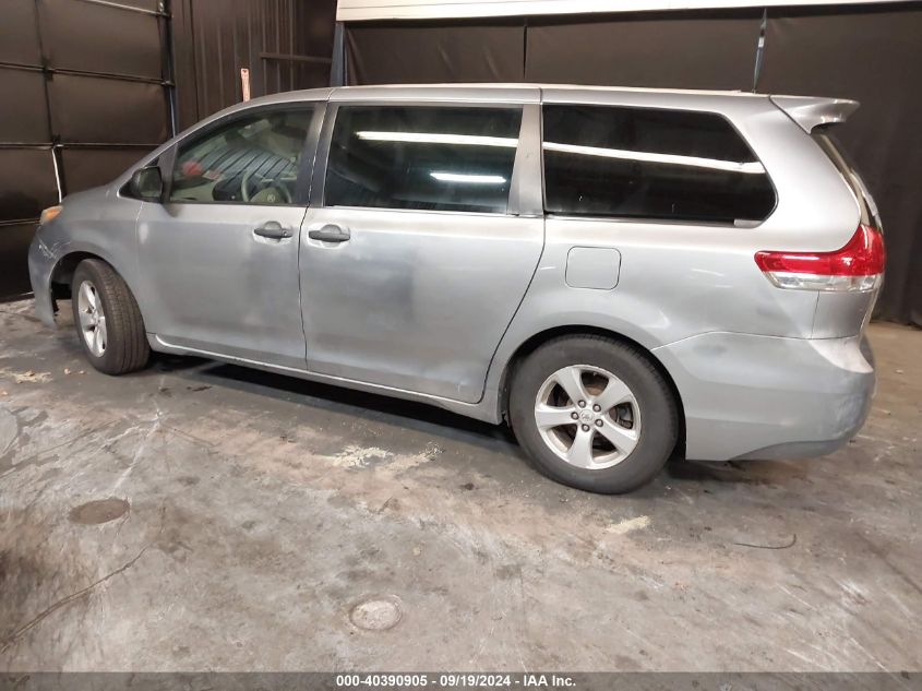 2011 Toyota Sienna Base V6 VIN: 5TDZK3DC2BS034142 Lot: 40390905