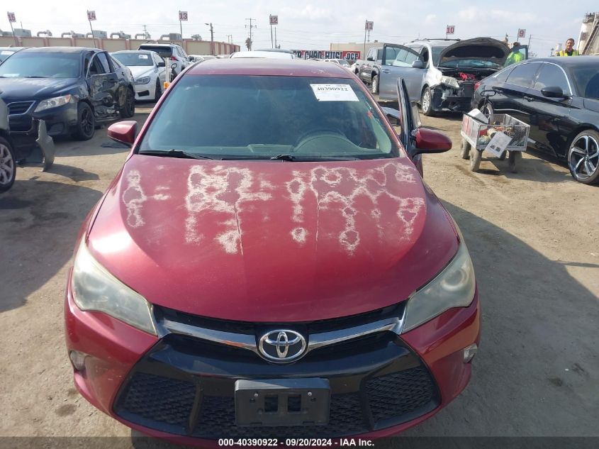 2015 Toyota Camry Se VIN: 4T1BF1FK8FU884997 Lot: 40390922