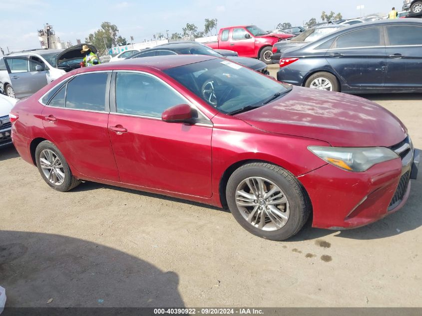 2015 Toyota Camry Se VIN: 4T1BF1FK8FU884997 Lot: 40390922