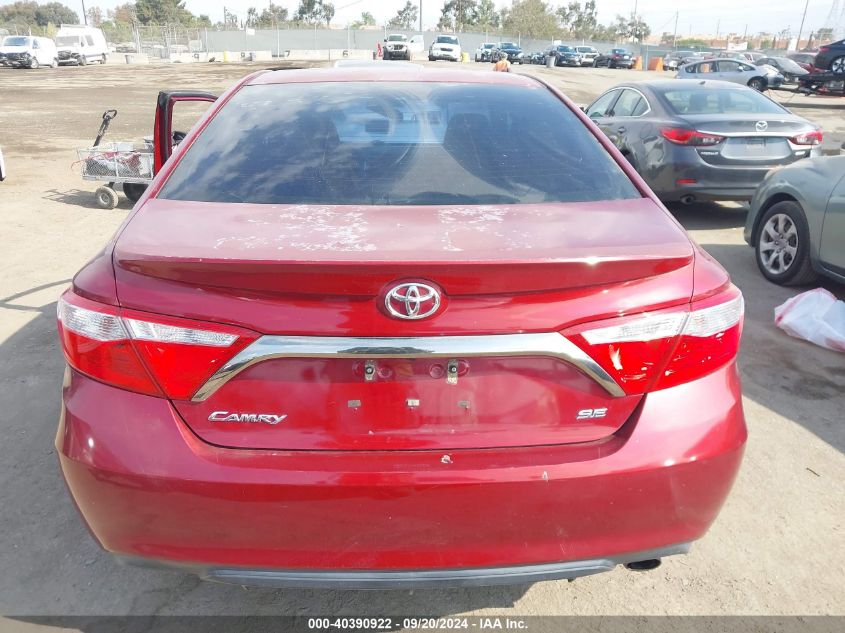 2015 Toyota Camry Se VIN: 4T1BF1FK8FU884997 Lot: 40390922