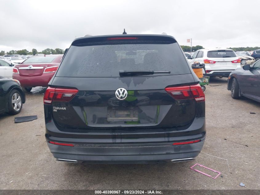 2019 Volkswagen Tiguan Se/Sel/Sel R-Line Jet-Bla VIN: 3VV3B7AX1KM046420 Lot: 40390967