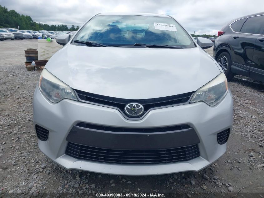 2016 Toyota Corolla Le VIN: 2T1BURHE2GC561849 Lot: 40390983