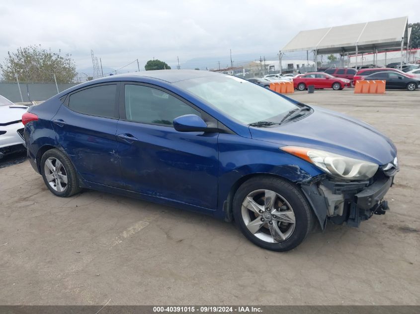 KMHDH4AE9DU730852 2013 Hyundai Elantra Gls