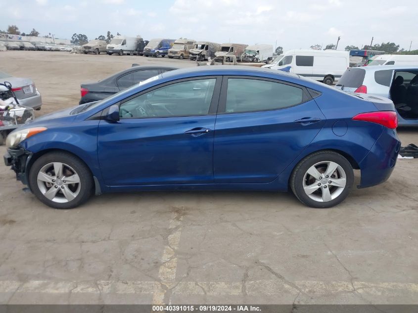 2013 Hyundai Elantra Gls VIN: KMHDH4AE9DU730852 Lot: 40391015