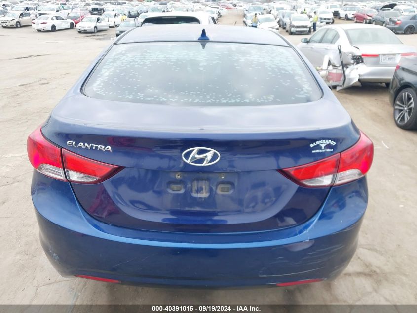 2013 Hyundai Elantra Gls VIN: KMHDH4AE9DU730852 Lot: 40391015