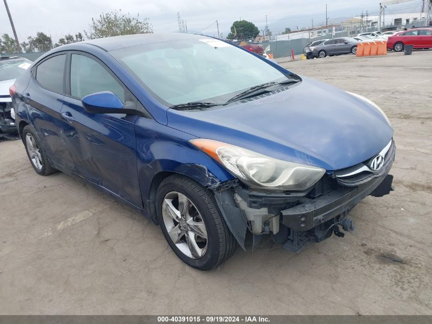 2013 Hyundai Elantra Gls VIN: KMHDH4AE9DU730852 Lot: 40391015