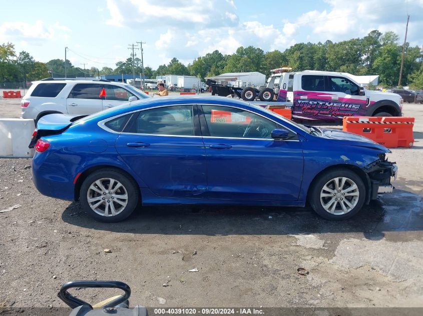 2015 Chrysler 200 Limited VIN: 1C3CCCAB1FN579697 Lot: 40391020