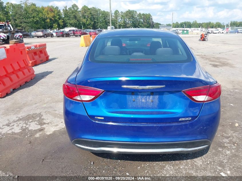 2015 Chrysler 200 Limited VIN: 1C3CCCAB1FN579697 Lot: 40391020