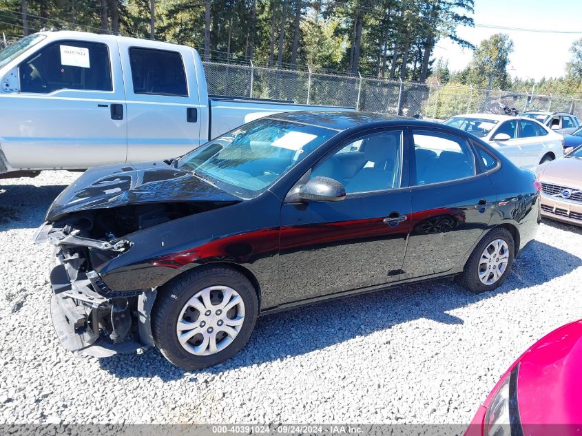 2010 Hyundai Elantra Blue VIN: KMHDU4ADXAU881004 Lot: 40391024