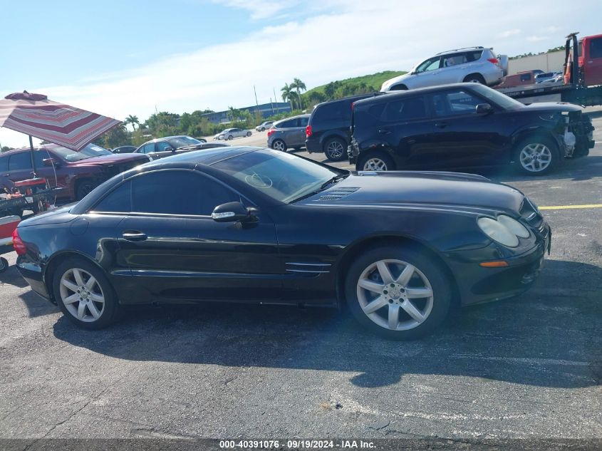 2003 Mercedes-Benz Sl 500 VIN: WDBSK75F33F032868 Lot: 40391076