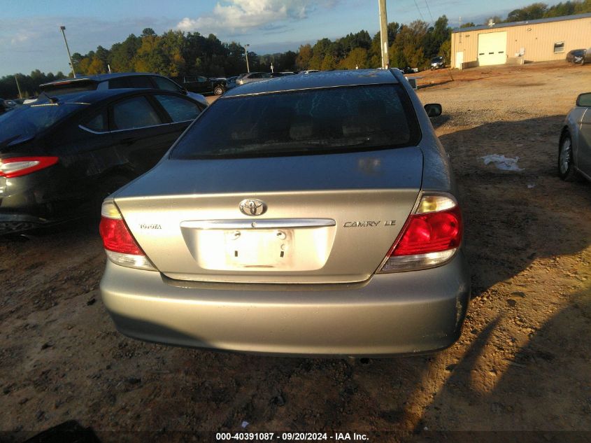 2005 Toyota Camry Le VIN: 4T1BE30K75U606646 Lot: 40391087