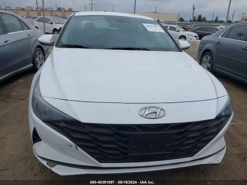 2022 Hyundai Elantra Sel VIN: 5NPLS4AG2NH055957 Lot: 40391097