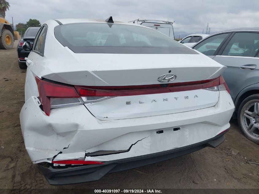 2022 Hyundai Elantra Sel VIN: 5NPLS4AG2NH055957 Lot: 40391097