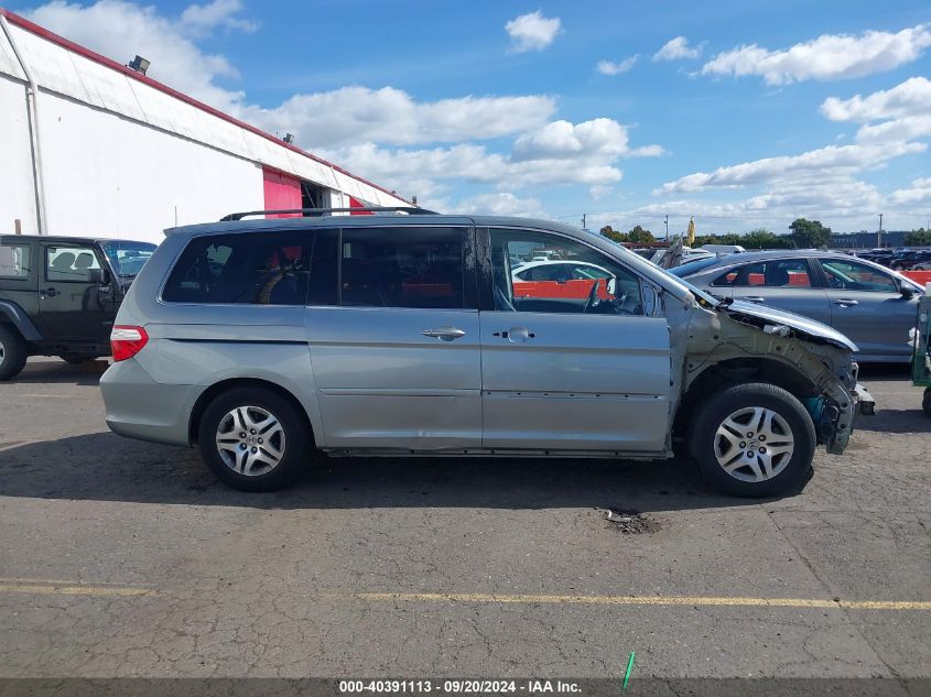 2007 Honda Odyssey Ex VIN: 5FNRL38407B030831 Lot: 40391113