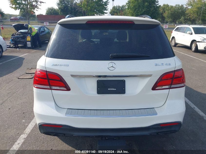 2017 Mercedes-Benz Amg Gle 43 4Matic VIN: 4JGDA6EB5HA944017 Lot: 40391140