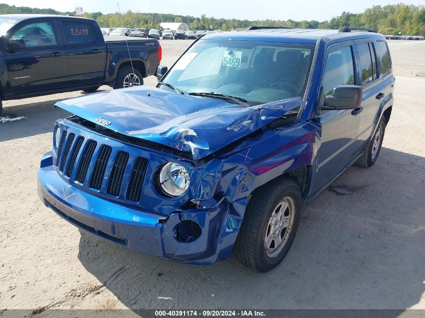 2009 Jeep Patriot Sport VIN: 1J4FT28A59D221295 Lot: 40391174