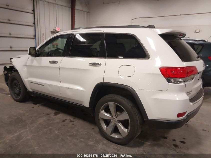 2014 Jeep Grand Cherokee Limited VIN: 1C4RJFBG9EC542267 Lot: 40391178