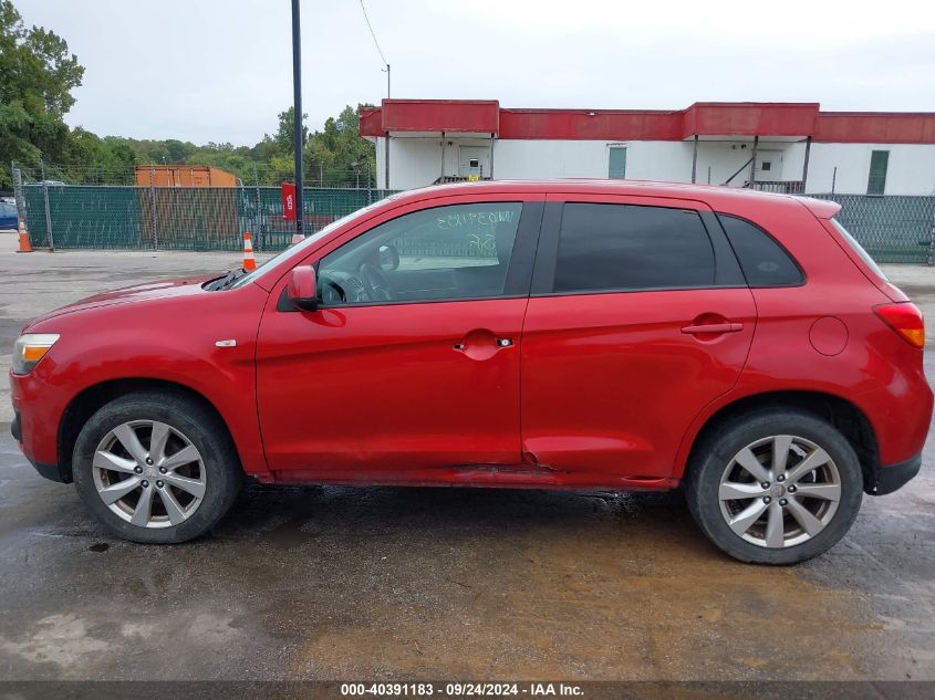 2014 Mitsubishi Outlander Sport Es VIN: 4A4AR3AU3EE006956 Lot: 40391183