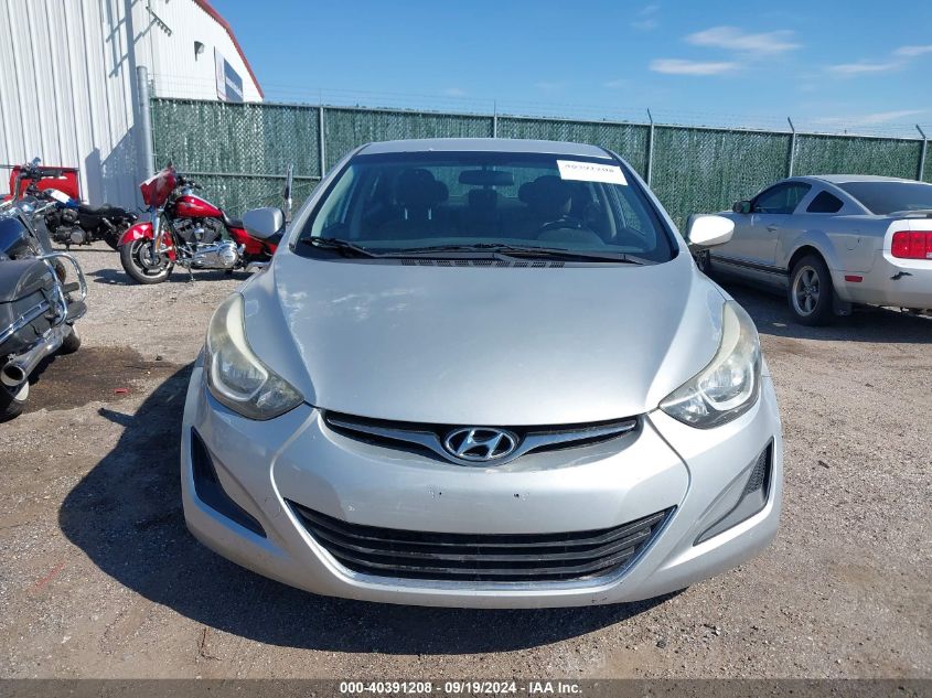 2016 Hyundai Elantra Se VIN: 5NPDH4AE2GH776476 Lot: 40391208