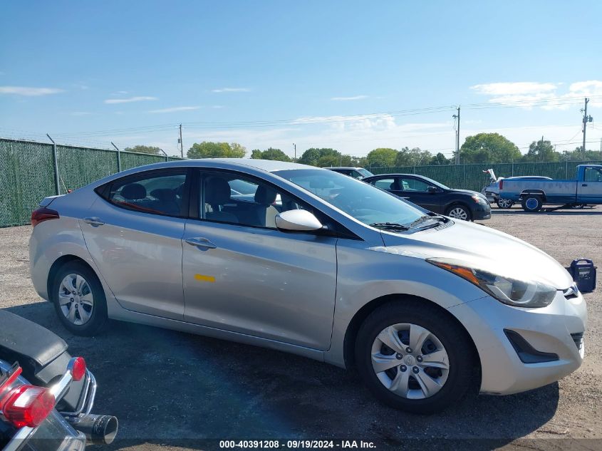 2016 Hyundai Elantra Se VIN: 5NPDH4AE2GH776476 Lot: 40391208