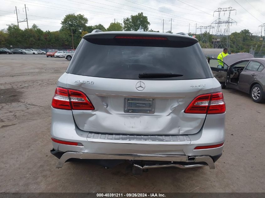 2015 Mercedes-Benz Ml 350 4Matic VIN: 4JGDA5HB2FA539218 Lot: 40391211