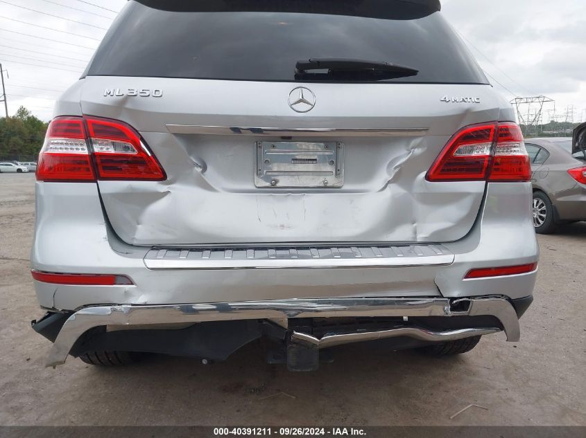 2015 Mercedes-Benz Ml 350 4Matic VIN: 4JGDA5HB2FA539218 Lot: 40391211