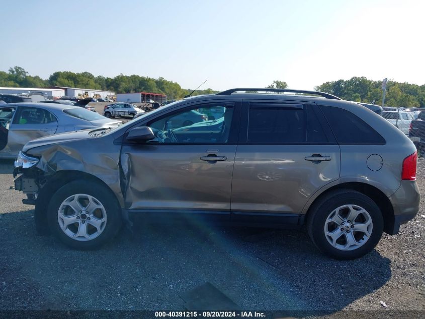 2013 Ford Edge Sel VIN: 2FMDK4JC6DBC15409 Lot: 40391215