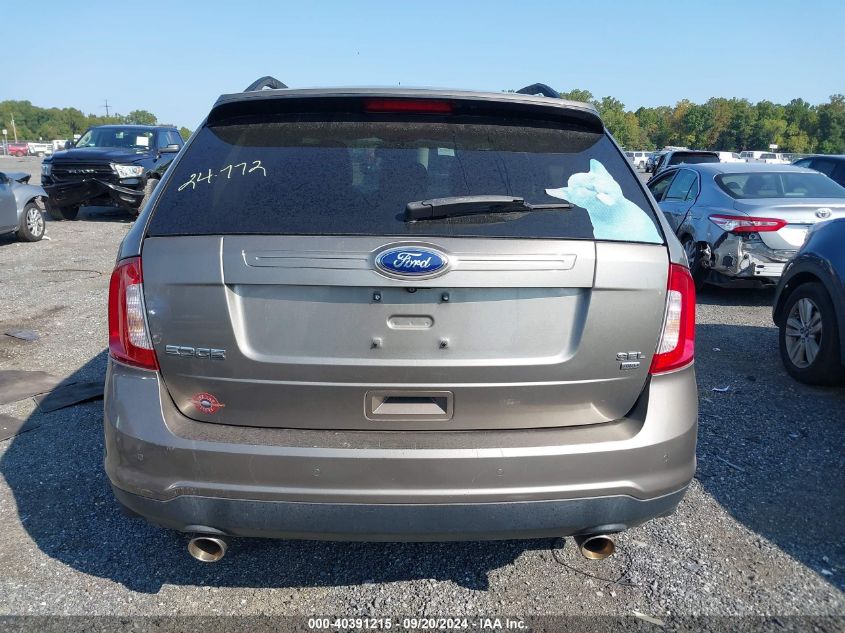 2013 Ford Edge Sel VIN: 2FMDK4JC6DBC15409 Lot: 40391215