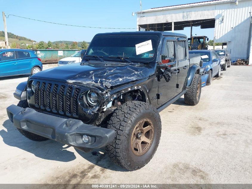 2022 Jeep Gladiator Sport S 4X4 VIN: 1C6HJTAG4NL125206 Lot: 40391241