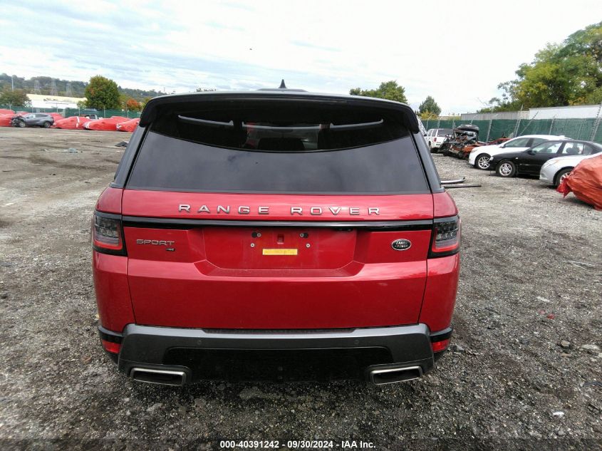 2021 Land Rover Range Rover Sport Hse Silver Edition Mhev VIN: SALWR2SU1MA766727 Lot: 40391242