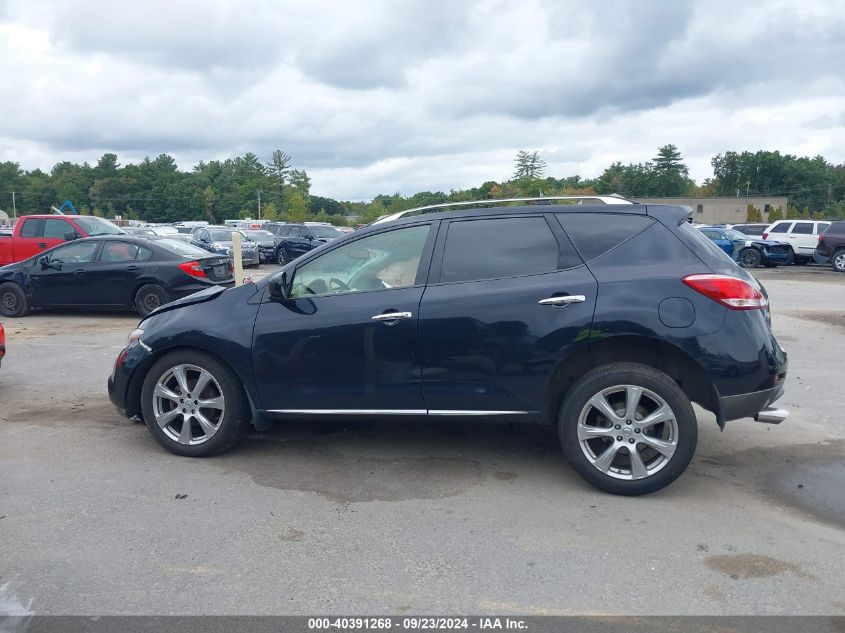 2013 Nissan Murano S/Sl/Le VIN: JN8AZ1MW1DW322135 Lot: 40391268