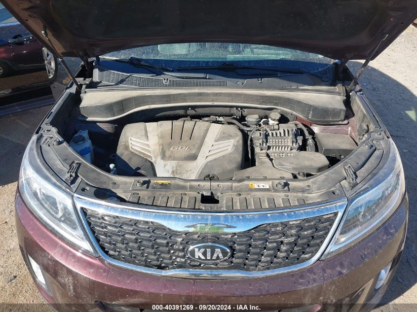 2015 Kia Sorento Ex V6 VIN: 5XYKUDA78FG565664 Lot: 40391269