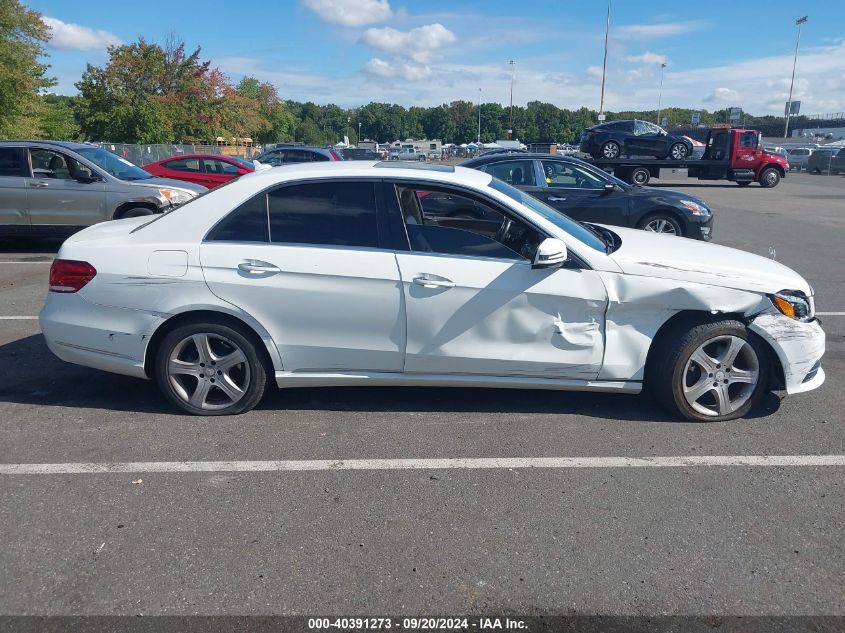 2014 Mercedes-Benz E 350 4Matic/E 350 Sport VIN: WDDHF8JBXEA823722 Lot: 40391273