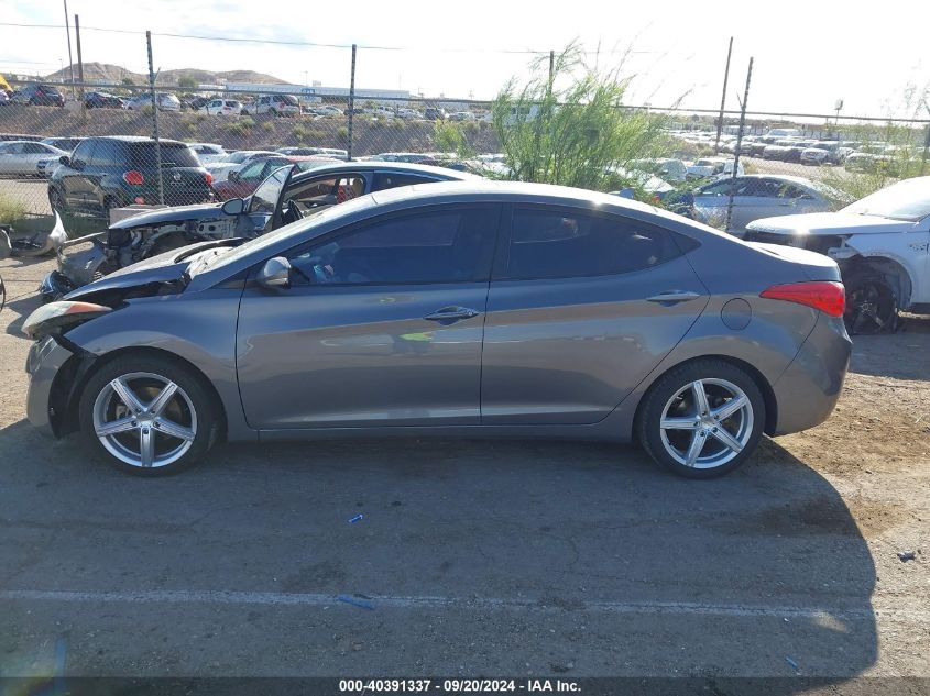 2013 Hyundai Elantra Limited VIN: 5NPDH4AE0DH320875 Lot: 40391337