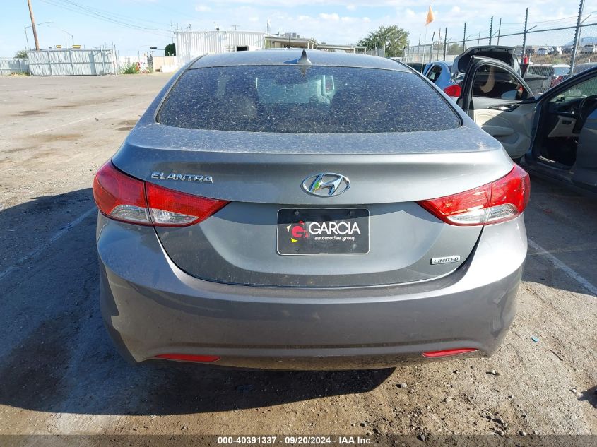 2013 Hyundai Elantra Limited VIN: 5NPDH4AE0DH320875 Lot: 40391337